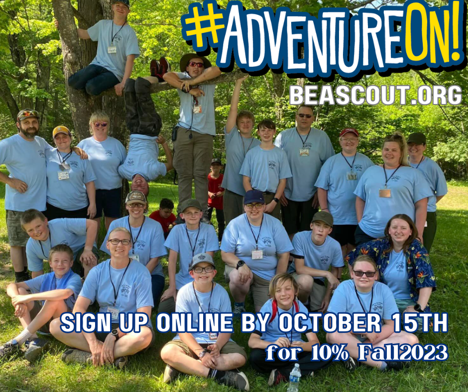 Voyageurs Area Council -BSA, Adventure On, Fall Recruitment 2023 coupon code